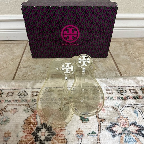 New Tory Burch MINI MILLER JELLY SANDAL size 7 - Picture 2 of 8